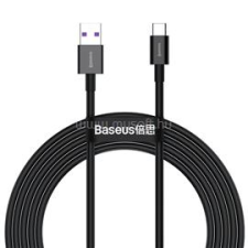 Baseus Superior USB-A - USB-C kábel 66W 2m (fekete) (CATYS-A01) kábel és adapter