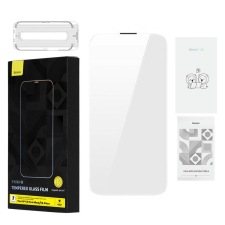 Baseus Tempered Glass Baseus 0.4mm Iphone 13 Pro Max/14 Plus + cleaning kit mobiltelefon kellék