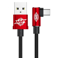 Baseus USB-A - USB-C derékszögű kábel 1m piros (CATMVP-A09) kábel és adapter