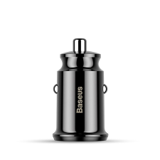 Baseus – USB Autós szivargyújtó töltő 5V 3.1A fekete mobiltelefon kellék