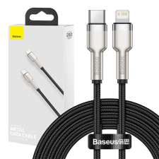 Baseus USB-C kábel a Lightning Baseus Cafule-hez, PD, 20 W, 2 m (fekete) kábel és adapter