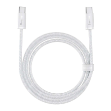 Baseus USB-C-USB-C kábel 100W 1m (CALD000202) #fehér kábel és adapter