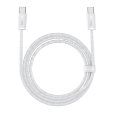 Baseus USB-C-USB-C kábel, 100W, 1m, fehér (CALD000202) (CALD000202) kábel és adapter