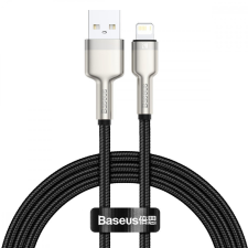 Baseus USB-kábel a Lightning Baseus Cafule-hez, 2,4A, 1 m (fekete) kábel és adapter