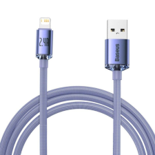  Baseus USB-kábel a Lightning Crystal Shine 2m Violet kábel és adapter