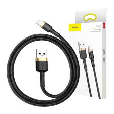 Baseus USB Lightning Baseus Cafule 2A 3 m-es kábel (arany-fekete) kábel és adapter