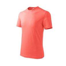  Basic póló gyerek coral 122 cm/6 éves