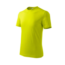 Basic póló gyerek lime 134 cm/8 éves gyerek póló