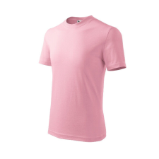 Basic póló gyerek rózsaszín 110 cm/4 éves gyerek póló