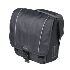 BASIL egyoldalas táska Sport Design Commuter Bag, Hook ON, grafitszürke kerékpáros kerékpár és kerékpáros felszerelés
