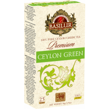  Basilur premium green zöld tea 25 filter 50 g tea