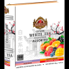 Basilur White Tea Book Assorted 32 × 1,5 g, fémdobozban (4792252947276)