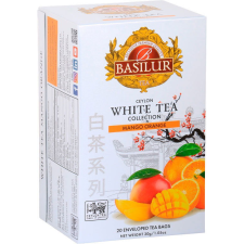 Basilur White Tea Mango Orange, csomagolt, 20×1,5 g (4792252944923) tea