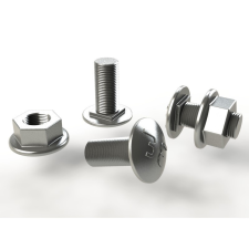 Basor FLM M8x15 lencsefejű csavar + anya B2 2/6792 villanyszerelés