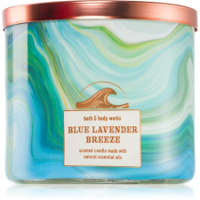 Bath & Body Works Blue Lavender Breeze illatgyertya 411 g gyertya