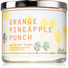 Bath & Body Works Orange Pineapple Punch illatos gyertya I. 411 g gyertya