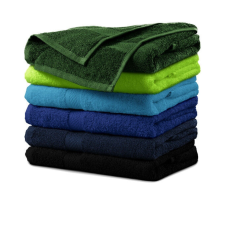 Bath Towel 450 fürdőlepedő unisex üvegzöld 70 x 140 cm babatörülköző, kifogó