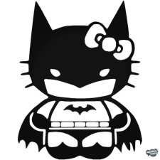  Batman Hello Kitty &quot;2&quot; Autómatrica matrica