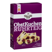 Bauckhof Bio Gyümölcsös sütemény keverék - gluténmentes 400g bébiétel