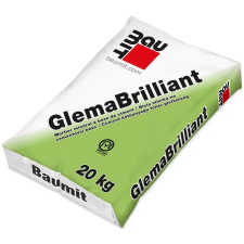 Baumit glema brillant kül-beltéri glett 20kg fehér glett, gipsz, csemperagasztó, por