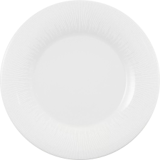 Bauscher Smart Lapos tányér, magasság: 25 mm, átmérő: 277 mm, Stripes dekorral tányér és evőeszköz