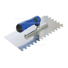 Bautool Fogazott glettvas gumirozott soft nyél 20×20 mm 280×130 mm (b81201220) kőműves és burkoló szerszám