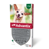 Bayer 3csomagtól : Advantix spot-on kutyákra (4kg alatti ) , 4db pipetta , illusztrációs fotó , macskákra tilos rakni .
