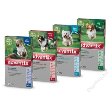 Bayer advantix 25+ (4 pipetta) élősködő elleni készítmény kutyáknak