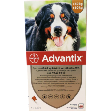 Bayer Advantix spot on 6 ml(40-60 kg) 4X élősködő elleni készítmény kutyáknak
