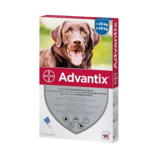 BAYER HUNGÁRIA KFT Advantix spot on kutya 25-40kg közötti kutyáknak a.u.v. 1x élősködő elleni készítmény kutyáknak
