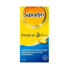 BAYER HUNGÁRIA KFT Supradyn Energia 50+ filmtabletta 90x vitamin és táplálékkiegészítő