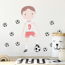 BAYO Falmatrica Futballista piros tapéta, díszléc és más dekoráció