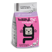 BAZYL Ag+ Compact Lavender 10L bentonit alom ezüstionokkal, levendula illatú macskaalom