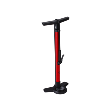 BBB Cycling kerékpáros állópumpa BFP-28 AirBoost, acél és kompozit, piros kerékpár és kerékpáros felszerelés