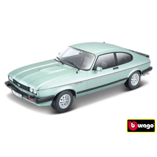 Bburago 1:24 Plus Ford Capri 1982 világoszöld autópálya és játékautó
