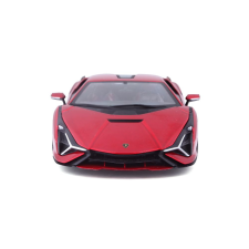 BBurago 1:24 Plus Lamorghini Sian FKP37 piros autópálya és játékautó