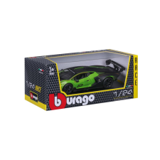 BBurago 1:24 Race Lamborghini Essenza SCV12 zöld autópálya és játékautó