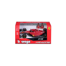 BBurago - 1/43 Ferrari versenyautó - F1-75 18-36832 autópálya és játékautó