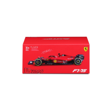 BBurago - 1/43 Ferrari versenyautó - F1-75(sisakkal) 42530 autópálya és játékautó