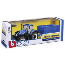 BBurago Bburago traktor utánfutóval New Holland 1:32 autópálya és játékautó