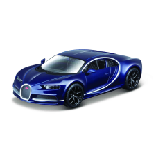 Bburago Bugatti Chiron kék modellautó autópálya és játékautó