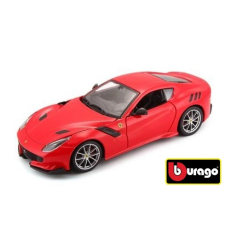 Bburago Ferrari F12TDF piros modellautó 1:24 méretarányban autópálya és játékautó