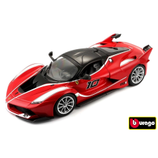  Bburago Ferrari Racing FXX K 1:24 piros autópálya és játékautó