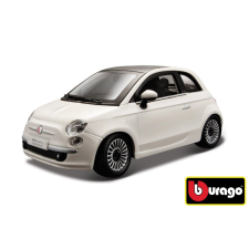  Bburago Fiat 500 fém modell autópálya és játékautó