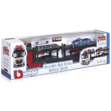 Bburago Street Fire Mercedes autószállító, 1:43 autópálya és játékautó