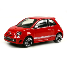BBurago : utcai autók 1:43 - Fiat 500 Abarth, piros (15630010N) autópálya és játékautó