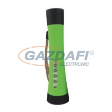 BClux BC-LUX LED kézilámpa 1W+4 LED IP54 zöld világítás