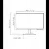 BCS MLED22FHD 22" Full HD LED Monitor 24/7 Üzemeltetéshez (BCS-MLED22FHD)
