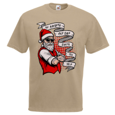  Be Naughty - Karácsonyi Férfi Póló férfi póló