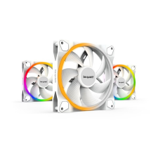 be quiet! Cooler 14cm - LIGHT WINGS WHITE 140mm PWM Triple Pack (RGB, 1700rpm, 20,6dB, fehér) hűtés